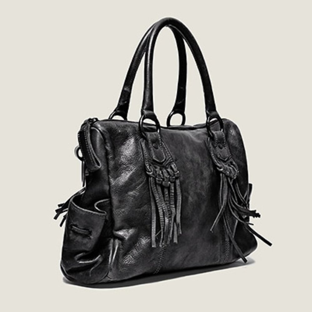 IKKS leather handbag